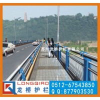 武汉桥梁景观护栏 市政桥梁护栏 不锈钢桥梁复合管护栏 龙桥