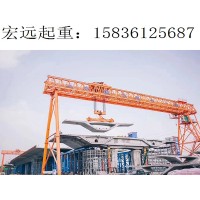 山东淄博龙门吊出租  轨道基础的四种类型
