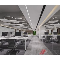 华新园A1办公室装修设计--钜美装饰案例效果图