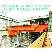 江苏南京冶金起重机厂家炼钢厂用50吨冶金铸造吊