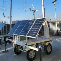 风光互补升降系统厂家 太阳能自动升降桅杆 风力发电电动升降杆