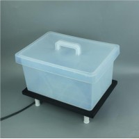 光伏光电可用PFA酸缸透明清洗方槽不漏液本底低不污染芯片