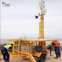12米移动卫兵车载应急升降避雷针 风电机组雷电监测仪