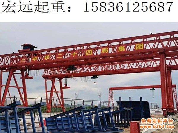 中铁24局80吨24米龙门吊