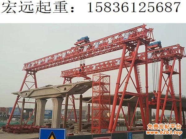 郑州120吨提梁门机