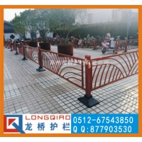扬州花式道路隔离护栏 扬州景区镀锌钢喷塑护栏 龙桥