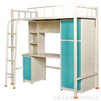 学校加厚组合双层床 有衣柜有书桌可以使用 实用性更强